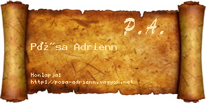 Pósa Adrienn névjegykártya