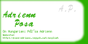 adrienn posa business card